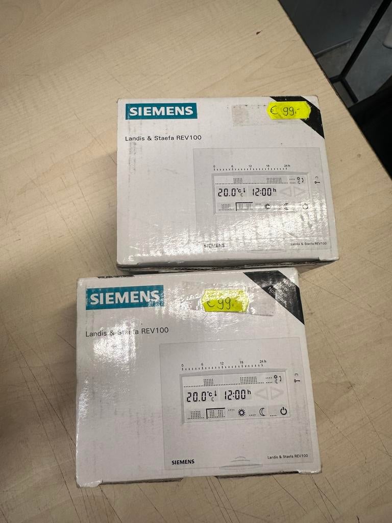 Landis & Staefa REV100 elektronische kamerthermostaten, Ophalen of Verzenden, Zo goed als nieuw, Overige typen