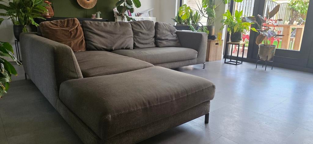 Hoekbank B&B Italia - designbank, Huis en Inrichting, Ophalen, Gebruikt, Vierpersoons of meer