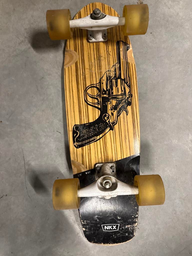 Gebruikt Skateboard - NKX met uniek design, Sport en Fitness, Skateboarden, Ophalen, Gebruikt, Skateboard