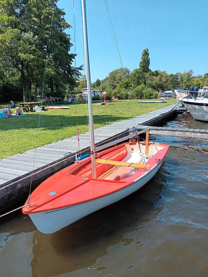 Open zeilboot Stern, Watersport en Boten, Zeilen en Zeiltoebehoren, Gebruikt, Grootzeil, Minder dan 15 m², 3 tot 6 meter, Ophalen
