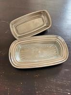 Botervloot zilverkleurig- voor feestlunches, Overige materialen, Gebruikt, Overige typen, Ophalen of Verzenden