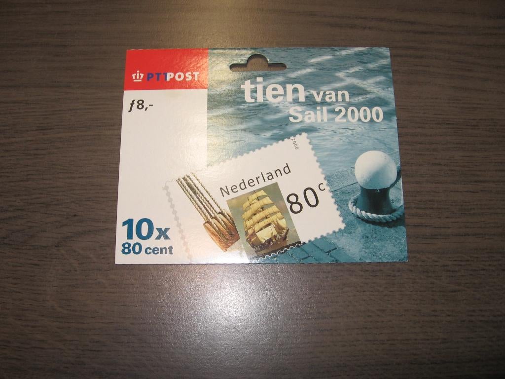 Nederland 2000. Mailer: Tien van Sail 2000, Postfris., Postzegels en Munten, Postzegels | Nederland, Verzenden, Na 1940, Postfris