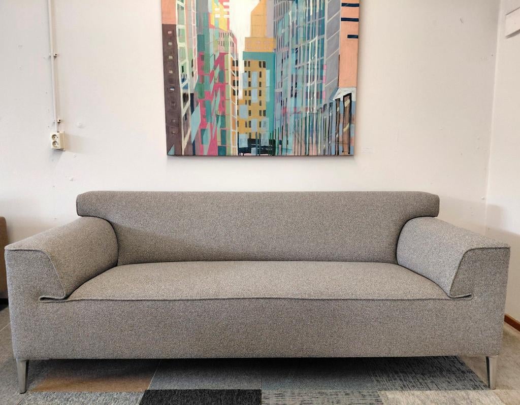 Pode Edit | 3 Zits | Refurbished | Grijs, Leolux, Info@andriesign.nl, Driepersoons, 75 tot 100 cm