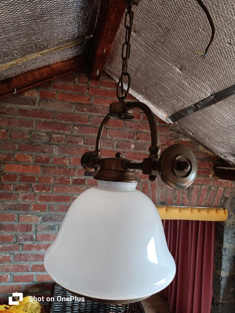 Jaren 70 lamp van Leo Koek, Ophalen of Verzenden