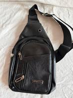 Nieuwe zwarte schoudertas/ crosboddytas, Ophalen of Verzenden, Nieuw, Zwart, Leer