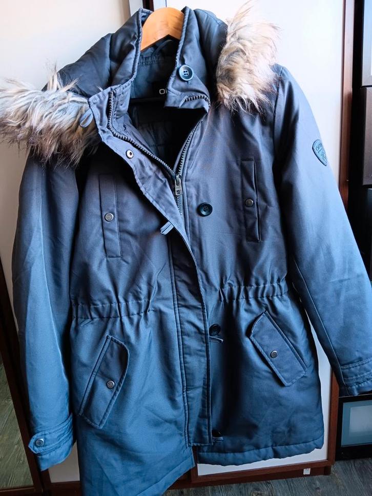 Only grijze jas maat L, Kleding | Dames, Jassen | Winter, Zo goed als nieuw, Maat 38/40 (M), Grijs, Ophalen of Verzenden