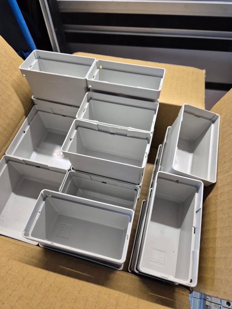 Systainer bakjes - Organiseer je gereedschap!, Doe-het-zelf en Verbouw, Kratten en Dozen, Gebruikt, Minder dan 50 cm, Ophalen of Verzenden