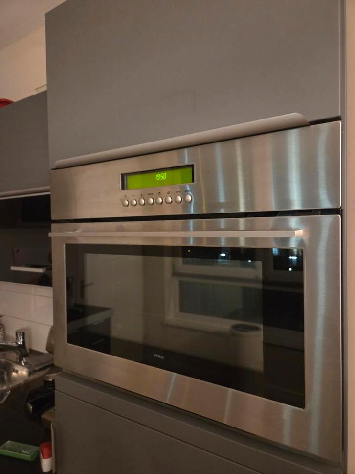ATAG Inbouw 45cm Combimagnetron - RVS, Witgoed en Apparatuur, Magnetrons, Gebruikt, Inbouw, Combimagnetron, 60 cm of meer, Grill