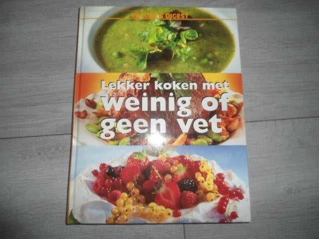Reader's Digest; Lekker koken met weinig of geen vet, Boeken, Nieuw, Reader's Digest, Gezond koken, Overige gebieden