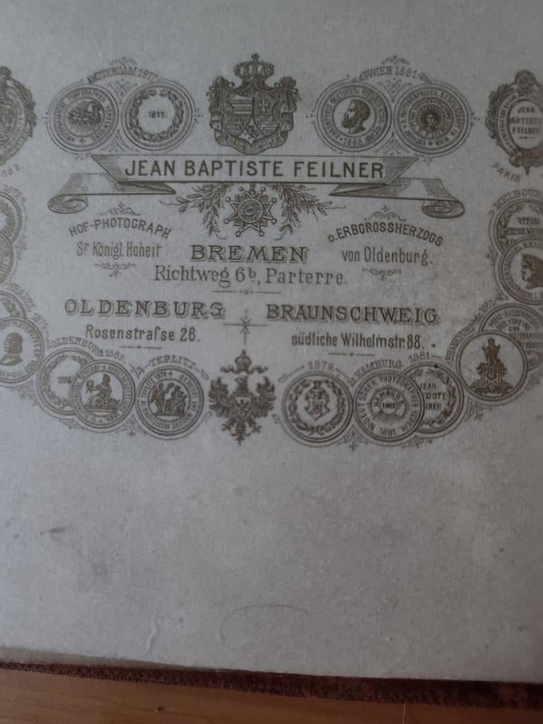 Antiek Fotoalbum Jean Baptiste Feilner met 75 Oude Foto's, Antiek en Kunst, Ophalen, Jean Baptiste Feilner