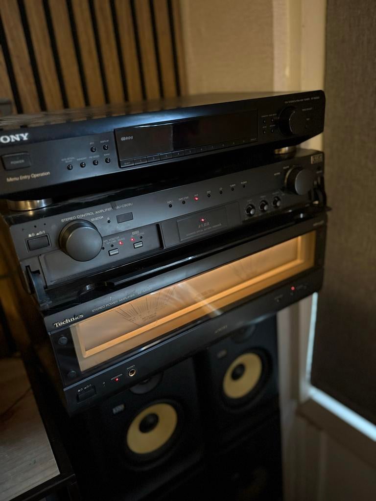 Technics Stereo Power Amplifier SE-A909, Overige merken, Gebruikt, Ophalen of Verzenden, 60 tot 120 watt