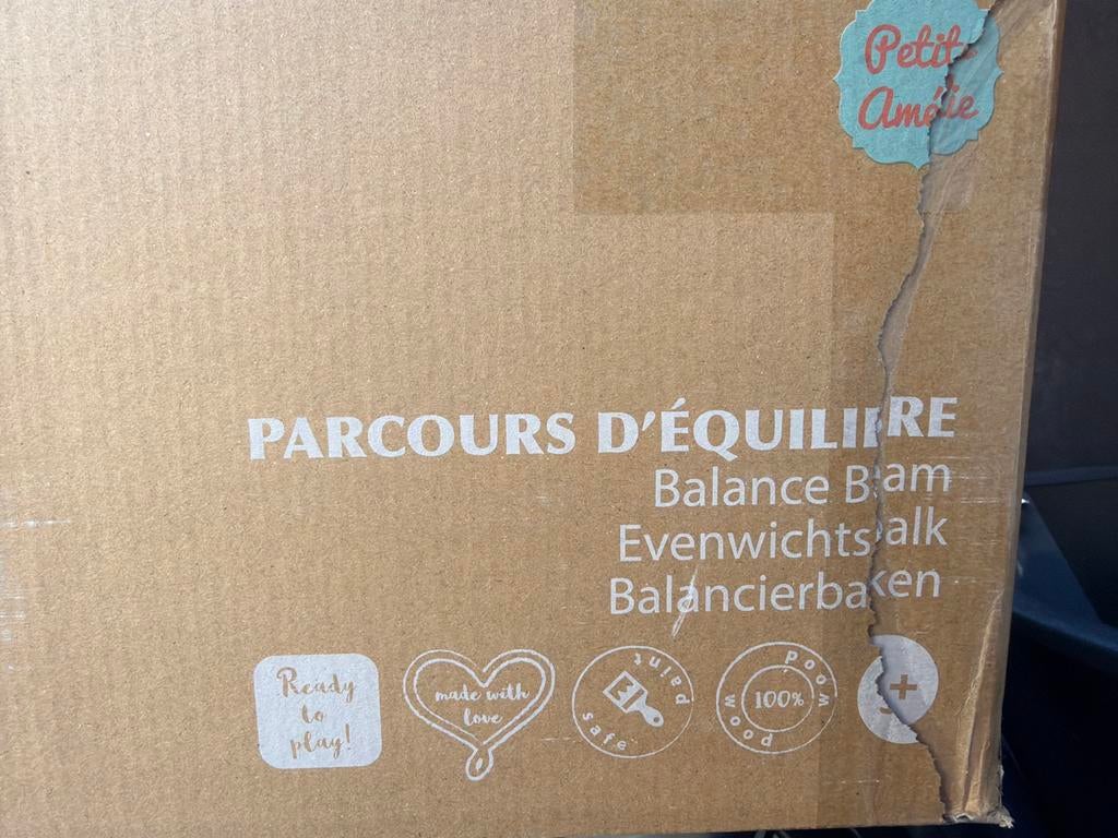 Petit Amie Evenwichtsbalk - Parcours d'équilibre, Kinderen en Baby's, Ophalen of Verzenden, Nieuw, Bouwen