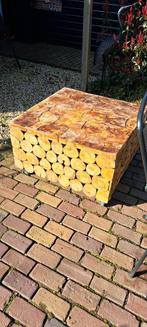 Boomstam tafel, Ophalen, 50 tot 75 cm, Minder dan 50 cm