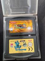 Vintage Game Boy Advance Spellen: Yu-Gi-Oh! & Monsters Inc., Ophalen of Verzenden, Gebruikt, Overige genres
