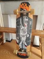 Kicktail longboard met vette print, Sport en Fitness, Skateboarden, Ophalen, Gebruikt, Skateboard, Longboard