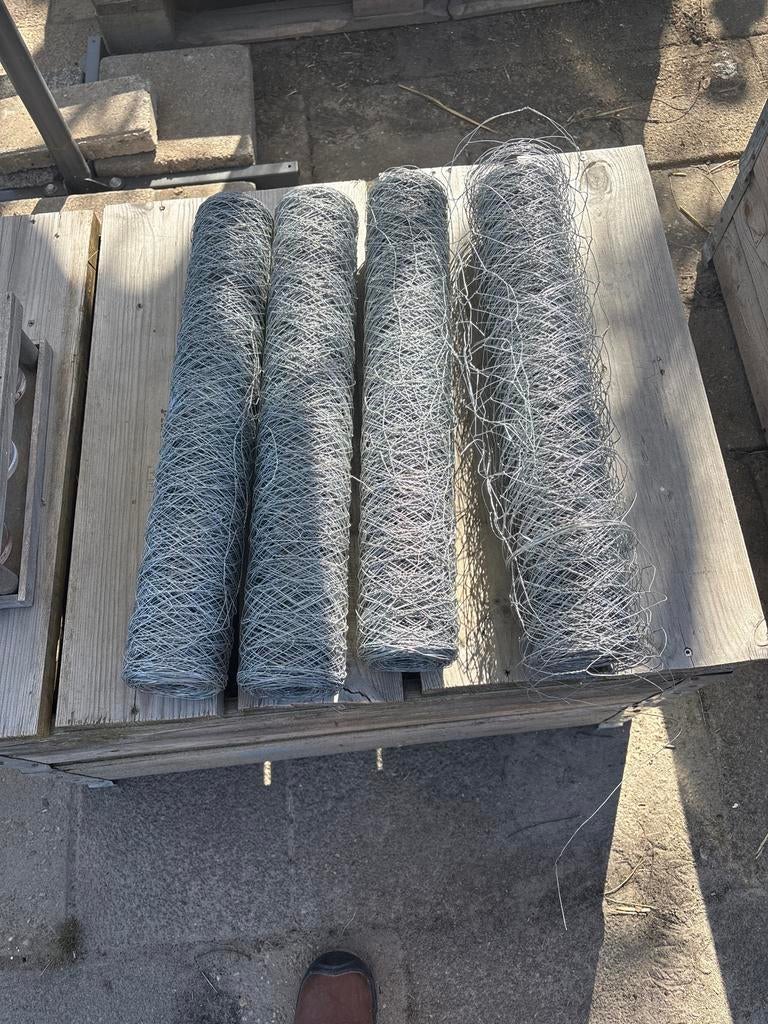 Rolletjes gaas 50cm hoog - Ideaal voor tuin en dieren, Ophalen, Gebruikt, 10 tot 20 meter, Gaas