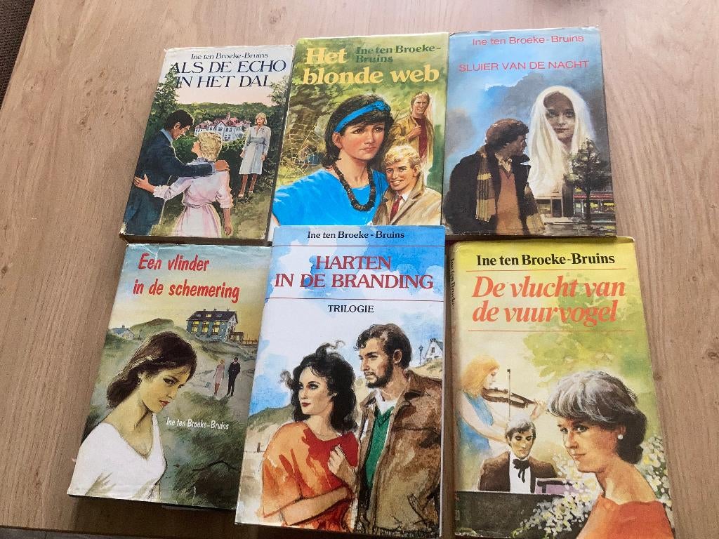 6 boeken Ine ten Broeke-Bruins, Boeken, Ophalen of Verzenden, Gelezen