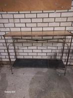 Bloemen of bijzettafel inklapbaar., Huis en Inrichting, Tafels | Bijzettafels, Ophalen, Metaal of Aluminium, 75 cm of meer, 60 cm of meer