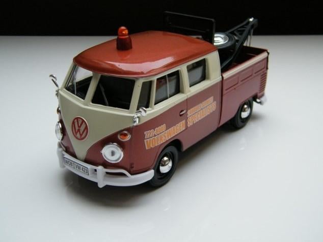 Modelauto Volkswagen T1 Pickup Type 2 – Motormax 1:24, Nieuw, Bus of Vrachtwagen, Motormax., Motormax