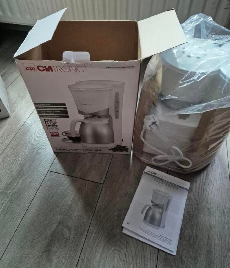 Koffiezet apparaat met thermoskan, Ophalen, Koffiemachine