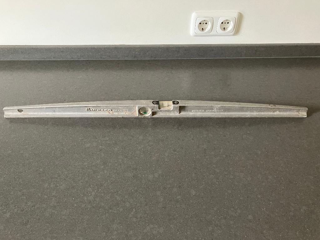 Antieke / vintage waterpas Muller France 80 cm, Antiek en Kunst, Ophalen of Verzenden