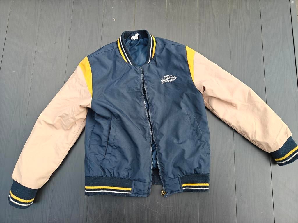 ​B.Nosy Zomerjas / Baseball Jack – Maat 122/128 – Navy/Zand, Gebruikt, B.Nosy, Ophalen of Verzenden, Jongen
