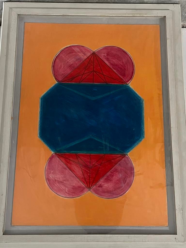 Collectie van 8 abstracte schilderijen van Jan Spit, Antiek en Kunst, Kunst | Schilderijen | Modern, Ophalen of Verzenden