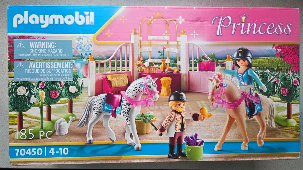 Playmobil  Princess paardrijlessen 70450 nieuw!, Eén persoon, Kortingskaart
