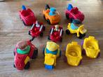Vintage Fisher Price chunky little people poppetjes auto's, Ophalen of Verzenden, Gebruikt, Auto of Voertuig