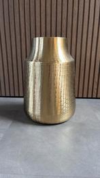 Goudkleurige metalen vaas – moderne eyecatcher, Huis en Inrichting, Woonaccessoires | Vazen, Overige materialen, Overige kleuren
