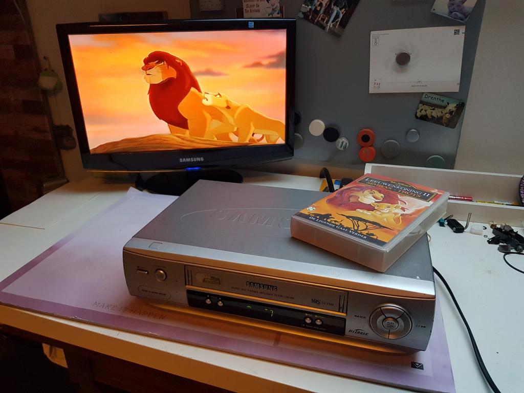 Samsung SV-240X  vhs videorecorder speler recorder vcr, Audio, Tv en Foto, Videospelers, Ophalen of Verzenden, Gebruikt, VHS-speler of -recorder