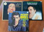 3 lp’s Aznavour / Piaf / Brel, gaaf, Cd's en Dvd's, Ophalen of Verzenden, Zo goed als nieuw