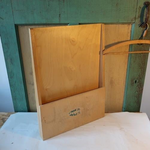 Lectuurbak Hooghoudt krantenbak hout toonbank bladenbak, Ophalen of Verzenden, Gebruikt