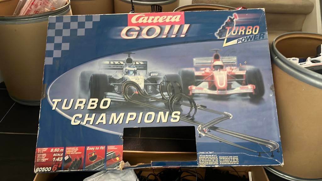 Carrera racebaan 60500 9,50 meter lang formule 1, Gebruikt, Auto, Groter dan 1:32, Ophalen