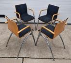 14 x Artifort Zeno vergaderstoelen design stoelen kantine, Ophalen of Verzenden, Zo goed als nieuw, Rood, Vijf, Zes of meer stoelen