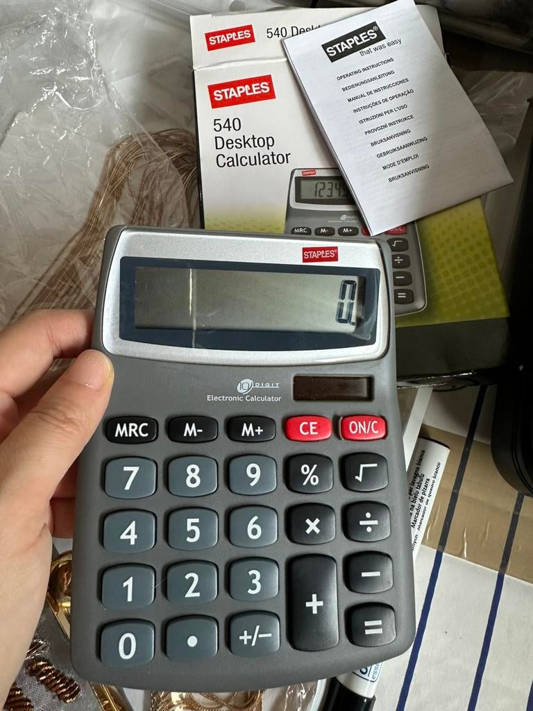 Staple 540 calculator, Verzamelen, Elektronische Apparatuur, Ophalen of Verzenden, Computers en Rekenmachines