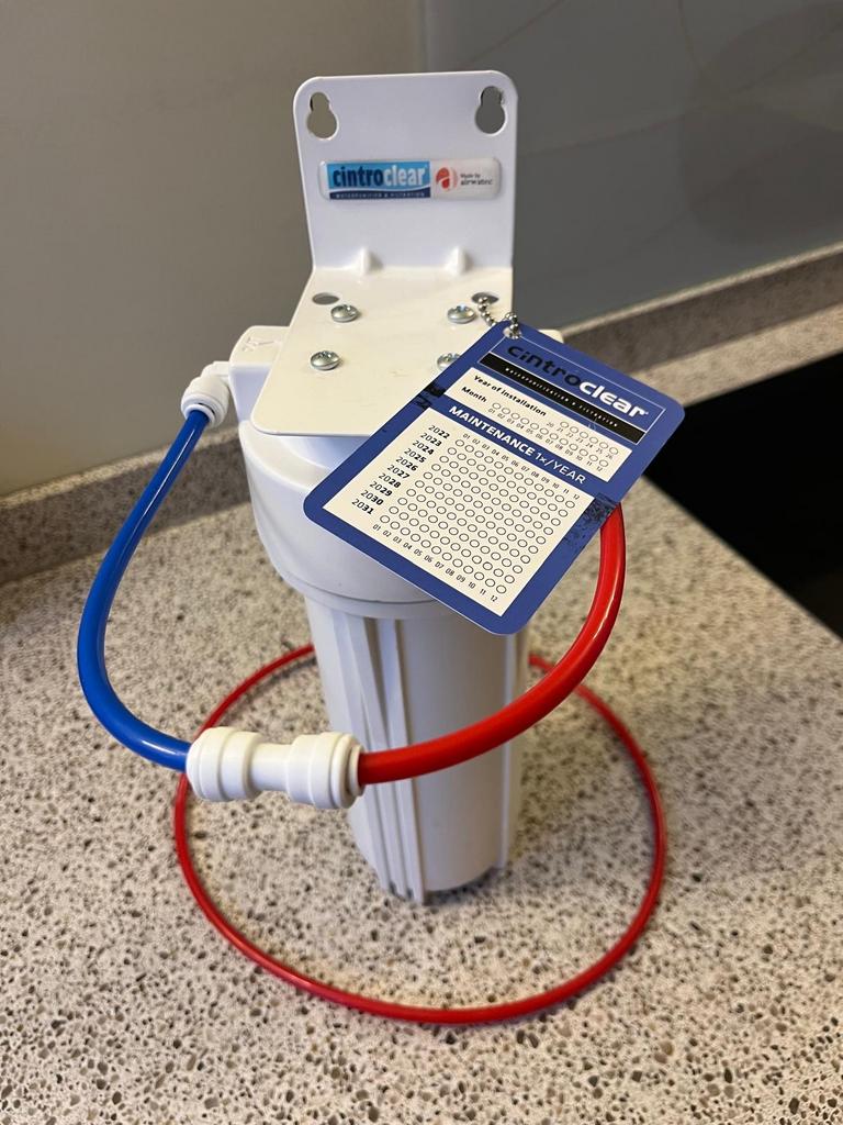 Cintropur Drinkwaterzuiveraar met actieve kool, Witgoed en Apparatuur, Waterontharders, Ophalen of Verzenden, Gebruikt