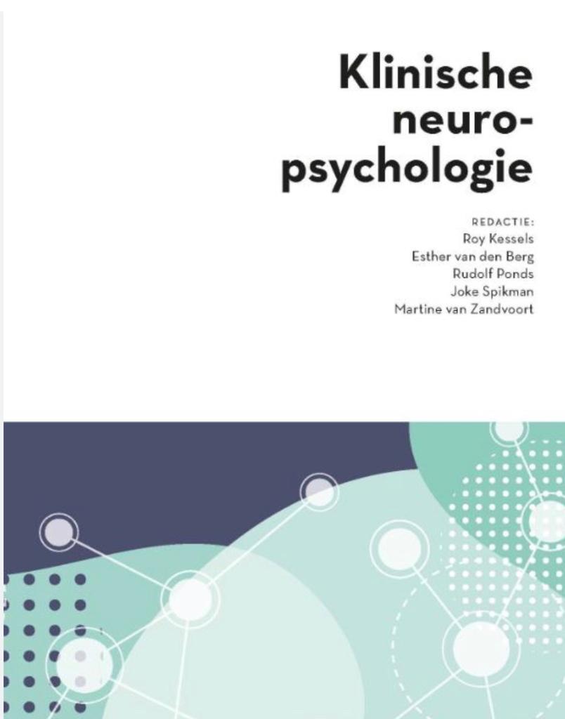 Klinische Neuropsychologie van Kessels e.a. (2022), Ophalen, Nieuw, Functieleer of Neuropsychologie