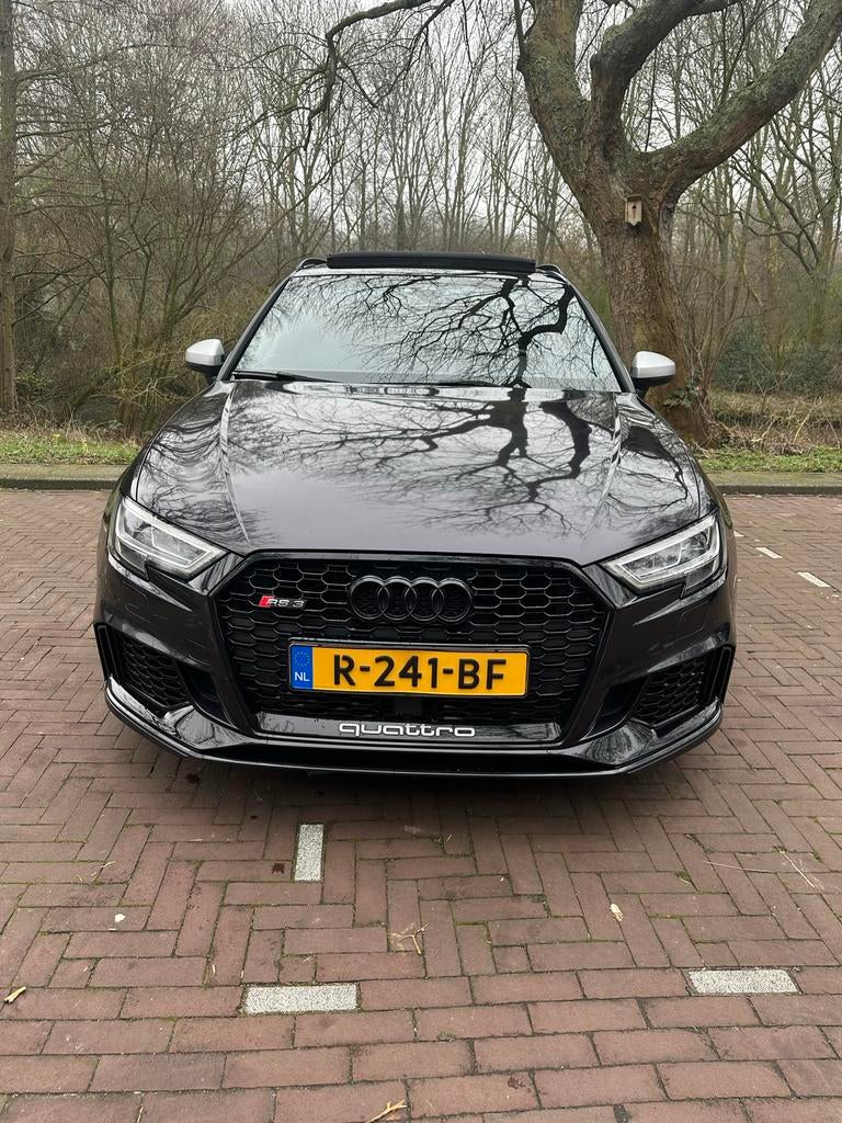 Audi RS3 2.5 Tfsi 485pk Quattro S Tronic 2019 Zwart, Automaat, Zwart, RS3, 1505 kg