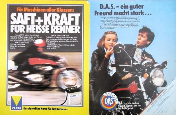 15 vintage reclames motor onderdelen accessoires 1977-86, Ophalen of Verzenden, Gebruikt, Auto's