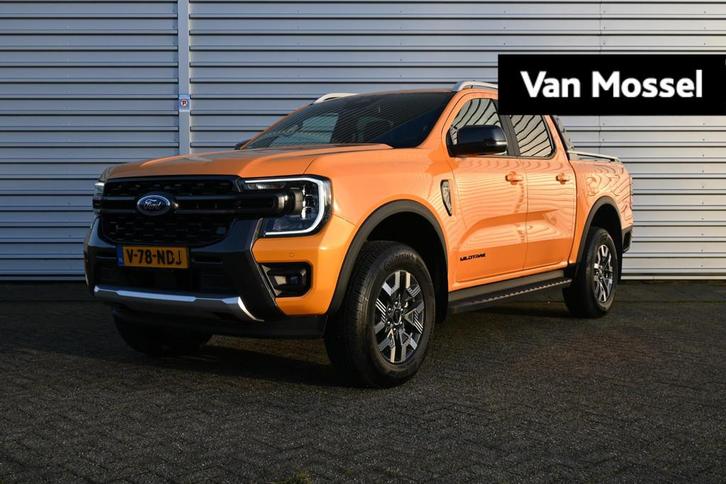 Ford Ranger 2.3 Ecoboost PHEV Wildtrak 279PK | Afneembare tr, Auto's, Ford, Bedrijf, Te koop, Ranger, 360° camera, 4x4, ABS, Adaptive Cruise Control