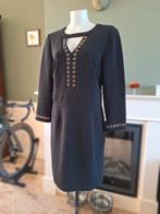 K-Design K design zwarte mooie jurk L gouden ring, K-design, Verzenden, Zwart, Maat 42/44 (L)