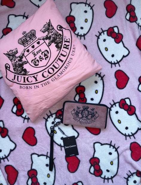 Stijlvolle Juicy Couture vintage portemonnee - Roze, Sieraden, Tassen en Uiterlijk, Portemonnees, Nieuw, Overige merken, Roze
