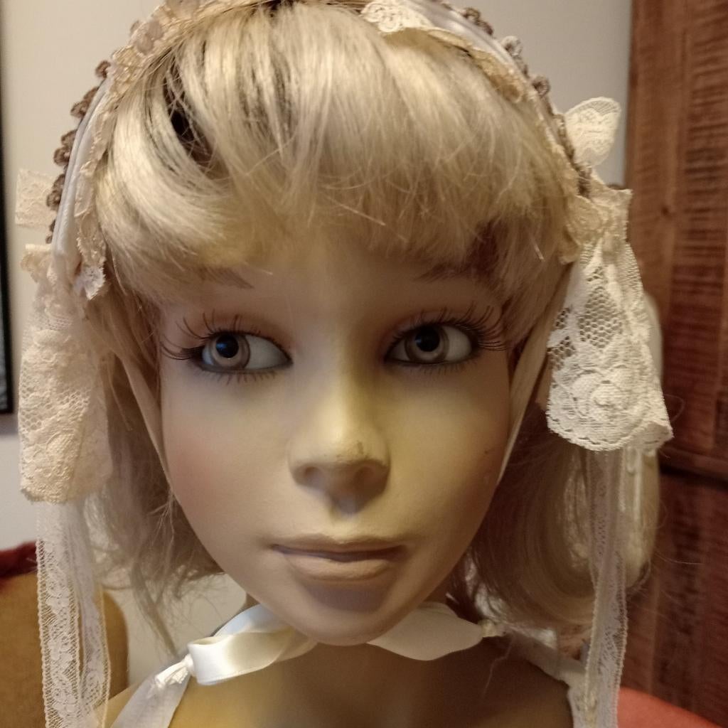 Etalagepop buste paspopje, Ophalen of Verzenden, Pop