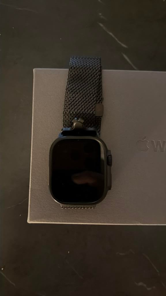 Zgan apple watch ultra 2!, Ophalen of Verzenden, Zo goed als nieuw, Zwart, IOS