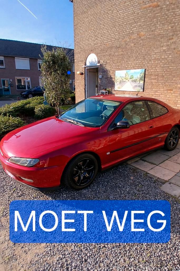 Peugeot 406 2.0 16V Coupe 2000 Bordeaux Rood LPG, Auto's, Peugeot, Particulier, Benzine, Coupé, Handgeschakeld, Origineel Nederlands