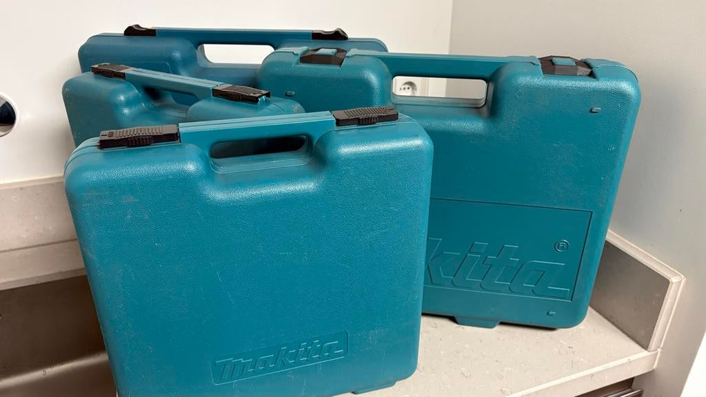 4 ongebruikte Makita gereedschapskoffers - nieuwstaat, Ophalen, Nieuw
