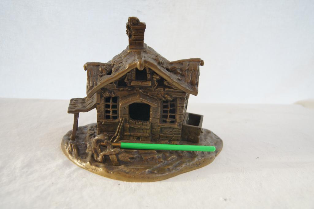 Inktstel  Verwoest huis, Antiek en Kunst, Ophalen of Verzenden