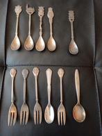 Gero Zilvium 90 diverse theelepeltjes en vorkjes, Antiek en Kunst, Ophalen of Verzenden