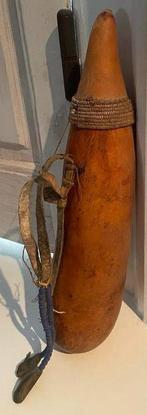 ANTIEKE AFRIKAANSE KALEBAS DRINK/BEWAAR kruik, Antiek en Kunst, Ophalen of Verzenden